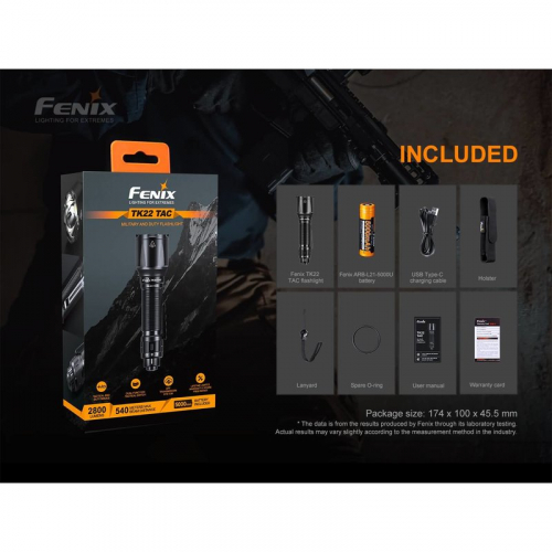 Fenix-TK22-tac-Gatzetec-Taschenlampe-neu Zubehör