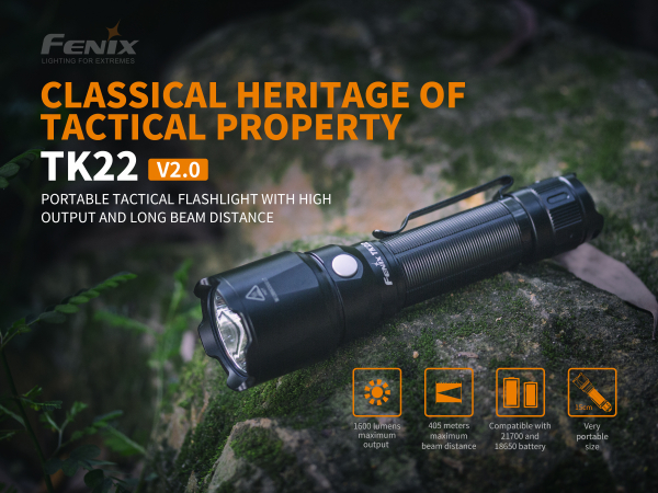 Fenix TK22 v2.0 taktische Taschenlampe