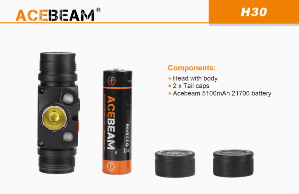 ACEBEAM-H30-Stirnlampe AKKU