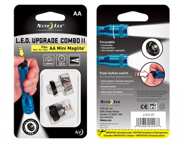 NITEIZE Combo 2 AA Upgrade für Maglite bei Gatzetec.de LED Leuchte