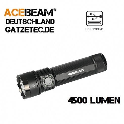 ACEBEAM E75 LED Taschenlampe