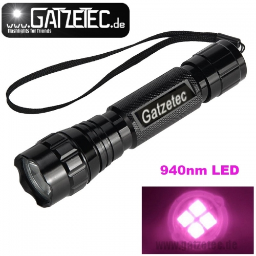 Gatzetec  Wf 501 b IR LED Taschenlampe mit 940 nM